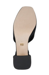 Black Velvet | Jayda Platform Pumps Sole