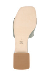 Sage | Giorgia Low Block Slide Sandals Sole