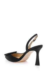 Black | Graciella High Heel Slingback Pumps Back Side