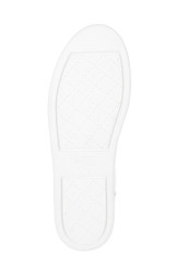 White | Gem Dressy Satin Sneakers Sole