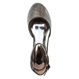 Black | Girls’ Studded Block Heeled 2-Piece Dress Shoe