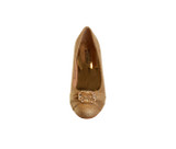 Rose Gold | Girls’ Glittery Block Heeled Pump