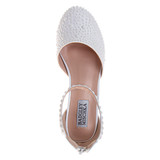 White | Girls' Ankle Strap Dress Shoes Top