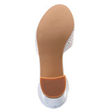 White | Girls' Ankle Strap Dress Shoes Sole