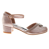 Pink | Girls' d'Orsay Dress Shoes Right Side