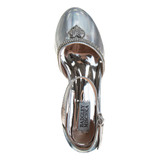 Silver Holographic | Girls' d'Orsay Dress Shoes Top