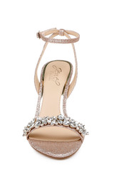 Rose Gold | Ojai Crystal Adorned Sculpted Stilettos