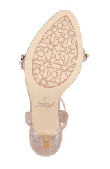 Rose Gold | Ojai Crystal Adorned Sculpted Stilettos