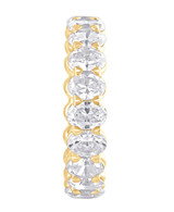 Yellow Gold | Oval-Cut Eternity Band Ring