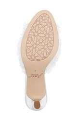 Ivory Ivory | Scarlet Kitten Heel Mule Sandals Sole